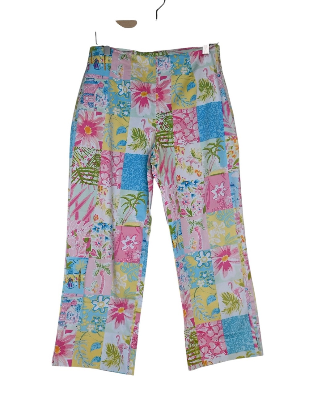 Eric Spencer Women's 4 Tropical Patchwork Capri Pants